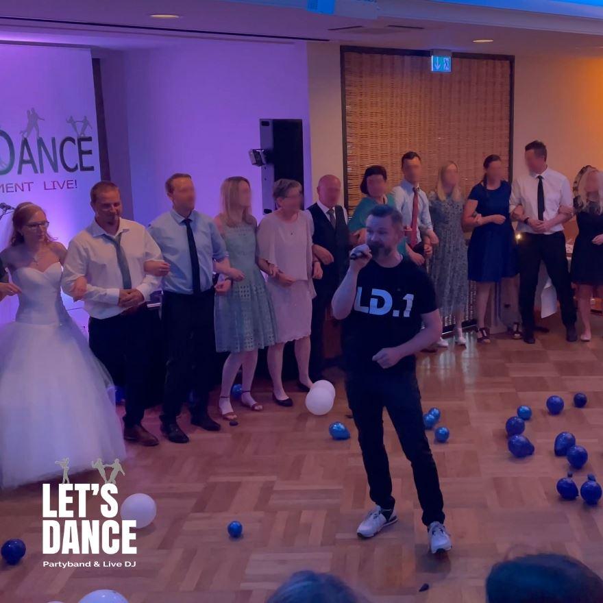 Hochzeit feiern mit Let's Dance Live DJ