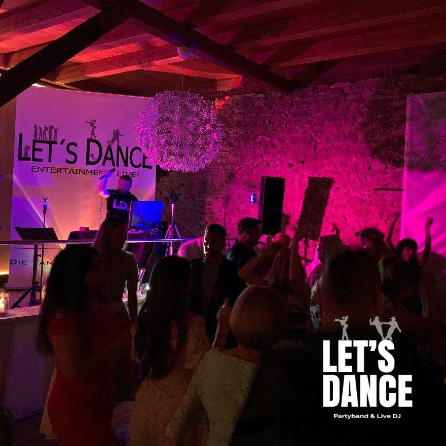 DJ für Hochzeit, Coverband, Liveband, Let's Dance im Römerhof Kitzingen