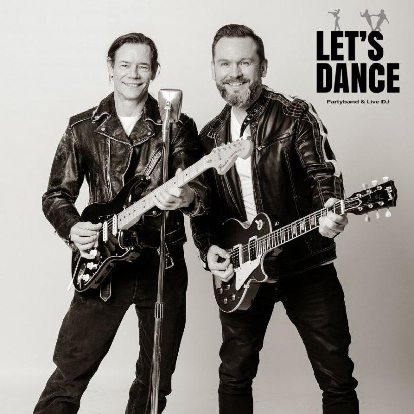 Rockband, Coverband (Partyband) Let's Dance mit Sänger und Gitarrist Donny Vox und Michael 